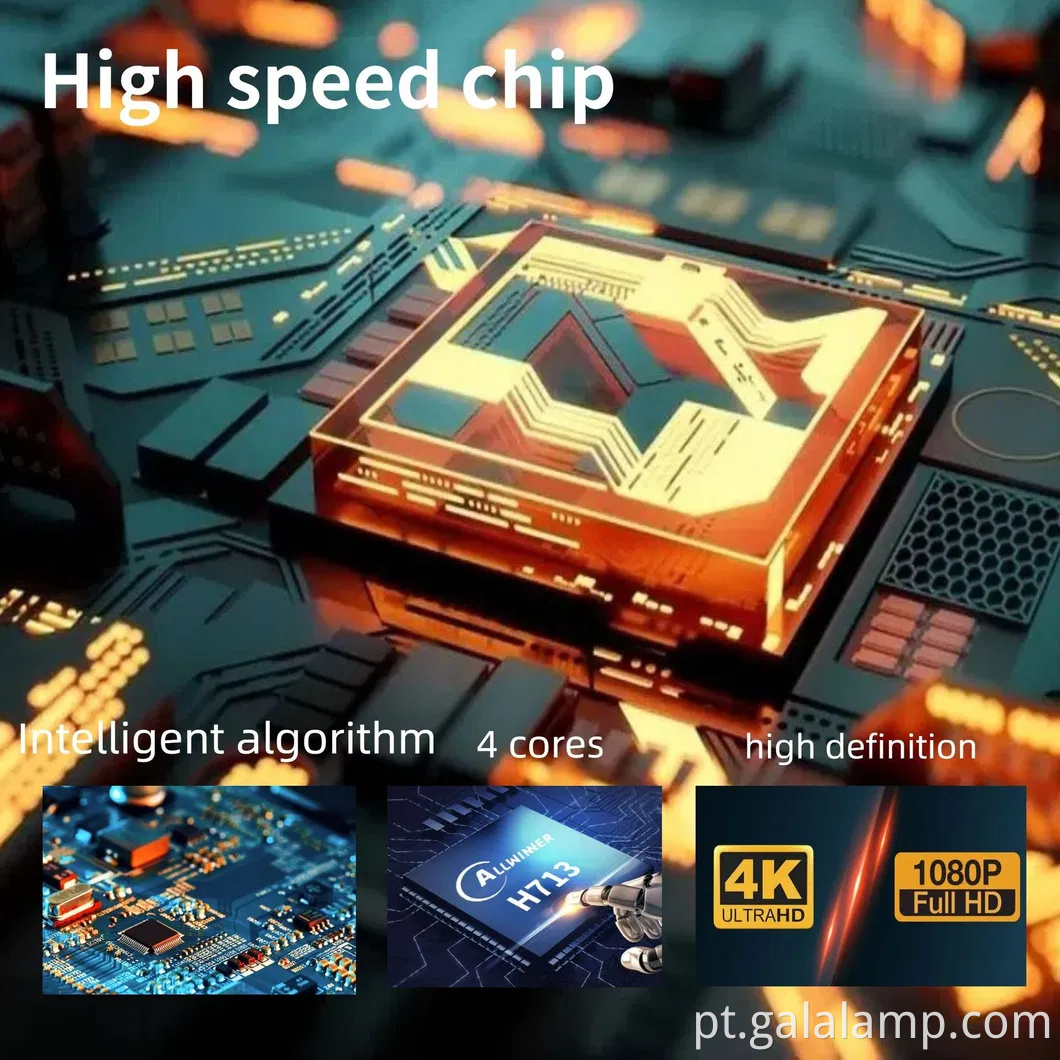 Projetor remoto 4K sem fio com Android 11 e Bluetooth Technology Portable